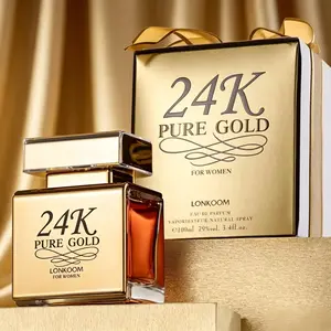 LONKOOM 24k Gold EDP Perfume for Women |Sweet Vanilla & Sweet Fruity Perfume Long Lasting  Fragrance