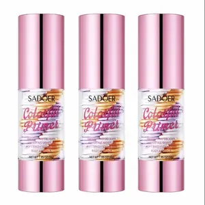 3 In 1 Face Primer, Transparent makeup base, hydrating and smoothing, evens skin tone, blurring effect, sheer natural finish