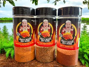 3 Pack, French Quarter Flash, Ribs For Her Pleasure, Dirty Sanchez!  New Orleans Seasoning, BBQ Seasoning, Fajita Seasoning