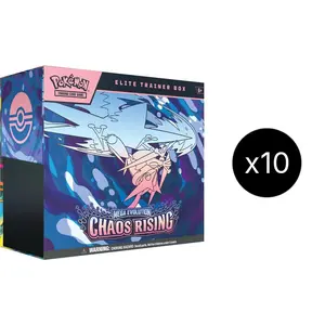 [SEALED CASE] Pokemon English ME04 Chaos Rising ETB Case - 10 ETBs Factory Sealed