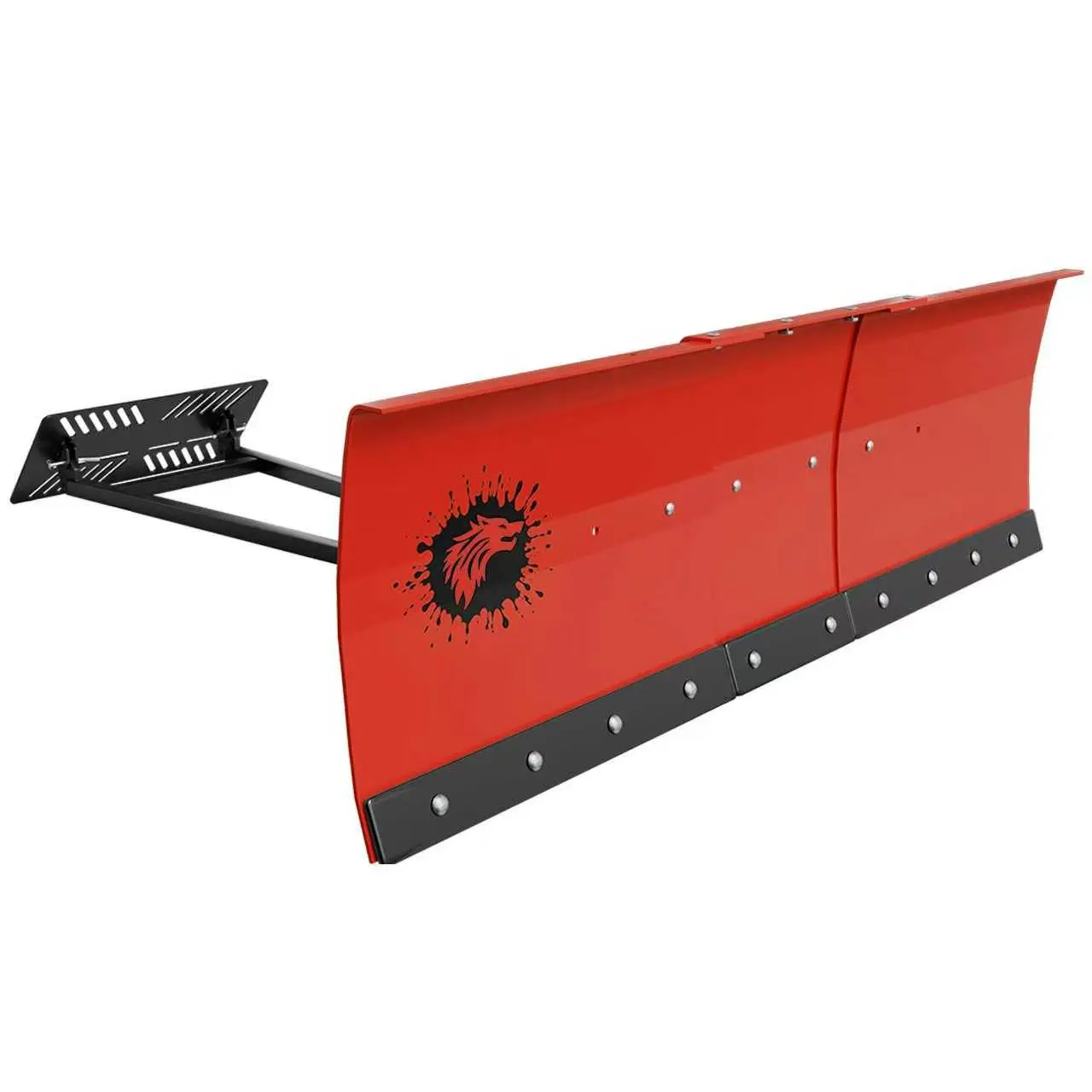 ATV/UTV Front Mount Land Leveler, 48"-60" Adjustable Steel Driveway Grader for Gravel&Dirt, Heavy Duty Yard Leveling Tool, Snow Plow Kit Compatible, 5-Position Angle, Winch Required (Sold Separately)