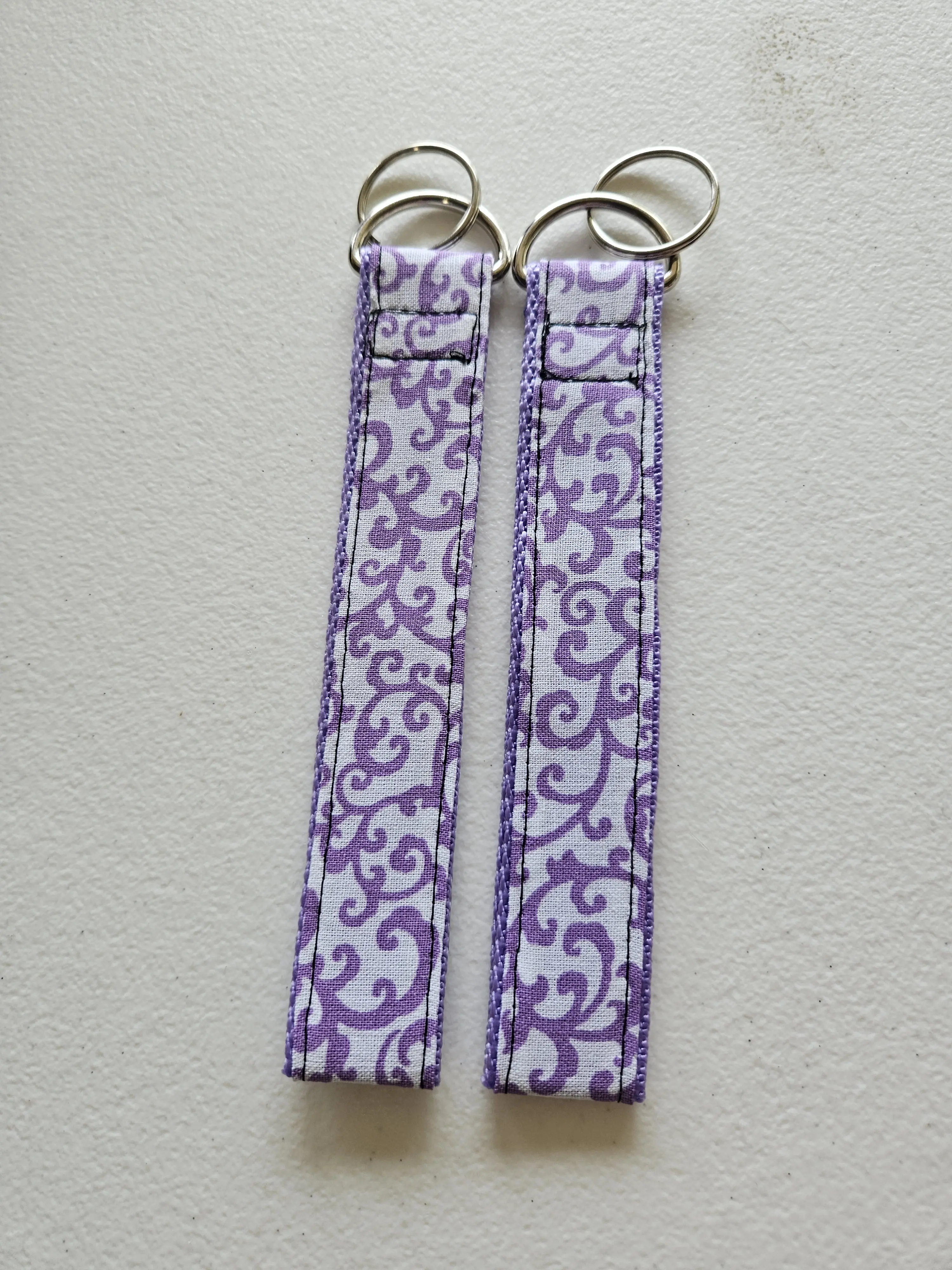 Handmade Fabric Key Fob Wristlet | Wrist Keychain | Key Ring Holder | Cotton Wrist Strap | Cute Keychain | Gift for Her