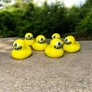 Yellow Cyclops Duck Rave Trinket