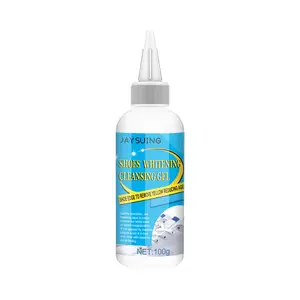 Jaysuing No-Rinse White Shoe Whitener – Removes Edge Stains – Bright Cleaning Foam for Home Use