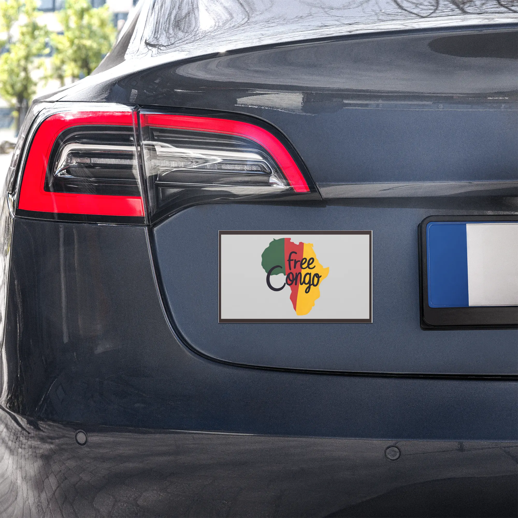 Free Congo Car Magnet 7.5x4.5