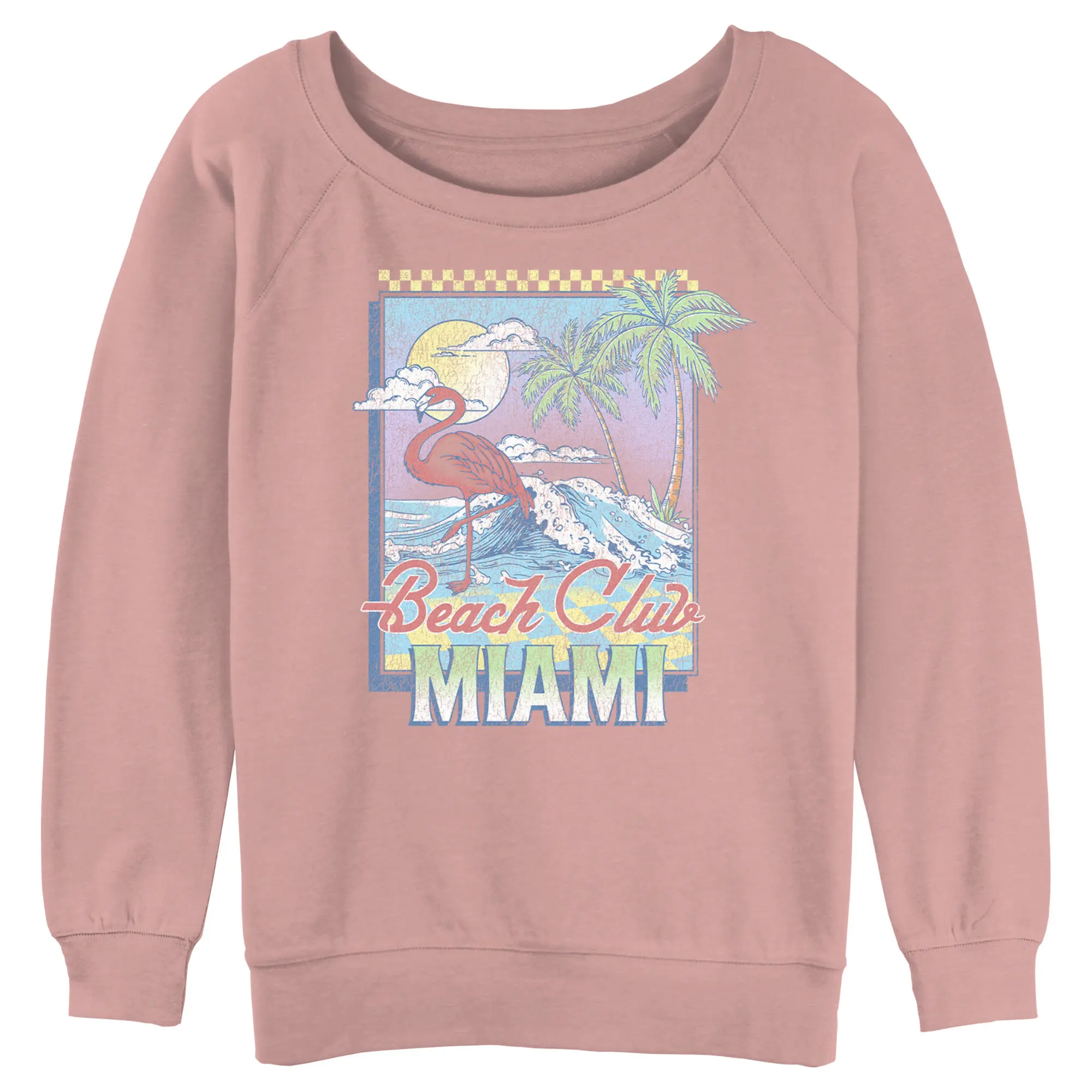 Junior's Women Lost Gods Beach Club Miami Sweatshirt