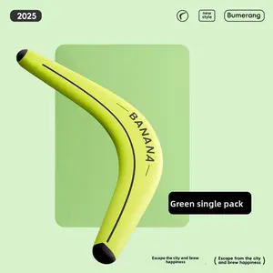 Children's frisbee soft material boomerang outdoor parent-child interaction safety flying toy boy frisbee boomerang
