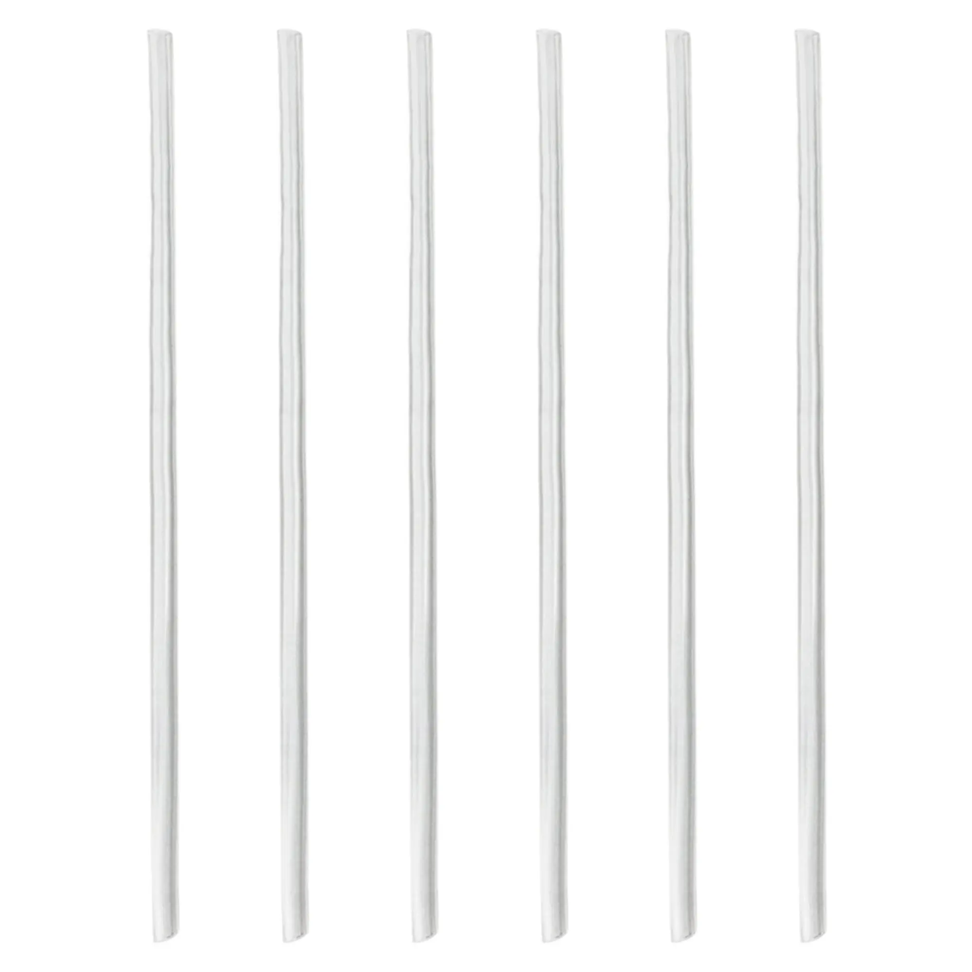 Honey Bear Sippy Cup Replacement Straws (6-pack); Clear Grade Flexible Plastic For Bottles