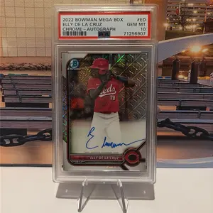 2022 bowman mega box Elly de la Cruz chrome autograph psa 10