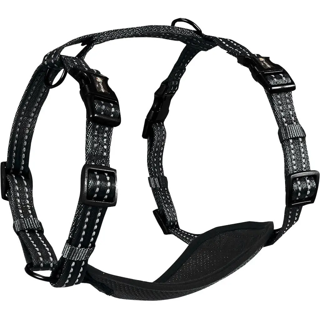 Alcott HNS ES MD BK Adventure Harness, Black - Medium