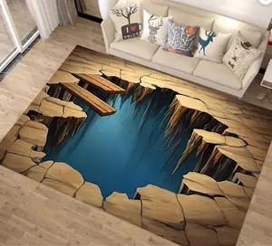 [NEW ARRIVALS] 3D Huge Rug,Crack Rug,Tunnel Rug,Optical Illusion Rug,Illusion Rug,Rectangular Illusion Rug,Vortex Illusion Rug,3D Effect,Living Room Rug
