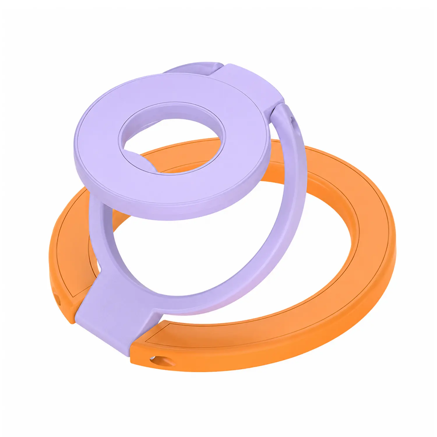 Colorful Magnetic Phone Stand & Fidget Spinner Combo, Dual Magnetic Ring Stand,  Fidget Toys Adults, Foldable, 360° Rotation, Compatible with MagSafe,Phone Holder for Car/Home/Office/Travel/Gym