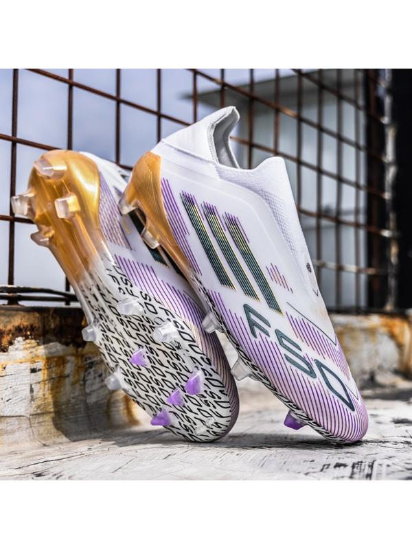 Men Women High-End Seamless Football Shoes, Football Boot, Anti-Slip Durable Outdoor Lawn Soccer Cleats, Super Grip Support, Fashionable Design