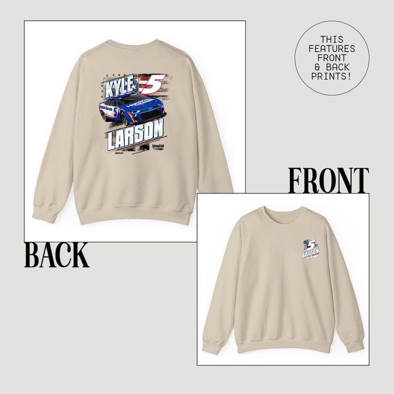 Mens Kyle Larson Hendrick Motorsports Team Collect Sweatshirt Eco-Friendly, Sustainable Wear