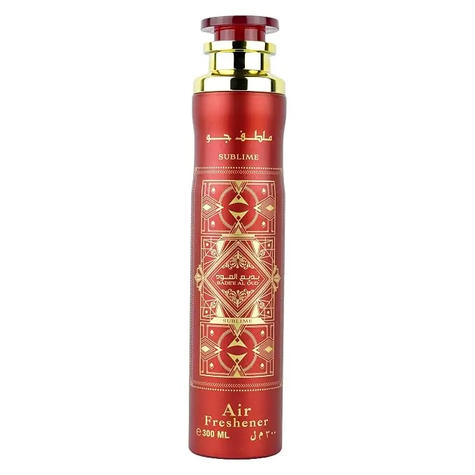 Lattafa Bade’e Al Oud Sublime Air Freshener Spray 300ml – Room & Car Fragrance
