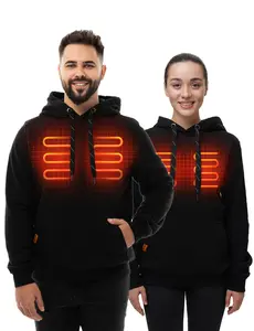 HENNCHEE Heated Hoodies with 10000mAh Battery Outdoor Heating Jacket for Men Women
