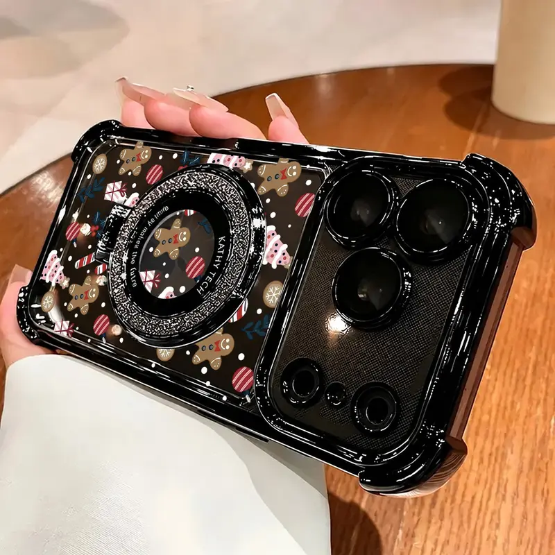 Cute Gingerbread Man Case for iPhone 18 Pro Max 17Air 16 Plus Galaxy ...