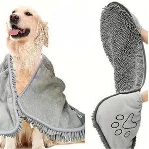 Super-Sized Pet Towel for Dogs Quick-Dry with Great Water Absorption Soft Gentle Ideal for Pet Grooming