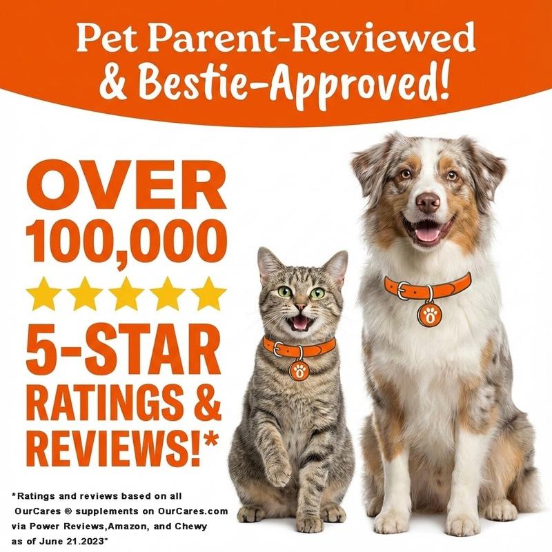 OURCARES Bites Prevention Chews for Dogs Natural Chicken Flavor 120 Count Plant-Based with Probiotics Coconut Oil Flaxseed & Fish Oil for All Breeds