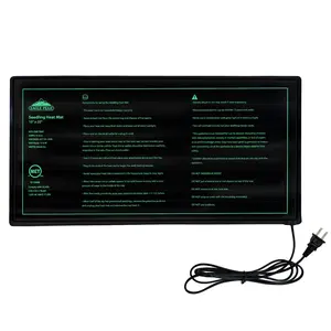 Seedling Heat Mat 10”x20”, UL & MET-Certified Heating Pad, Contains (1) Warming Mat