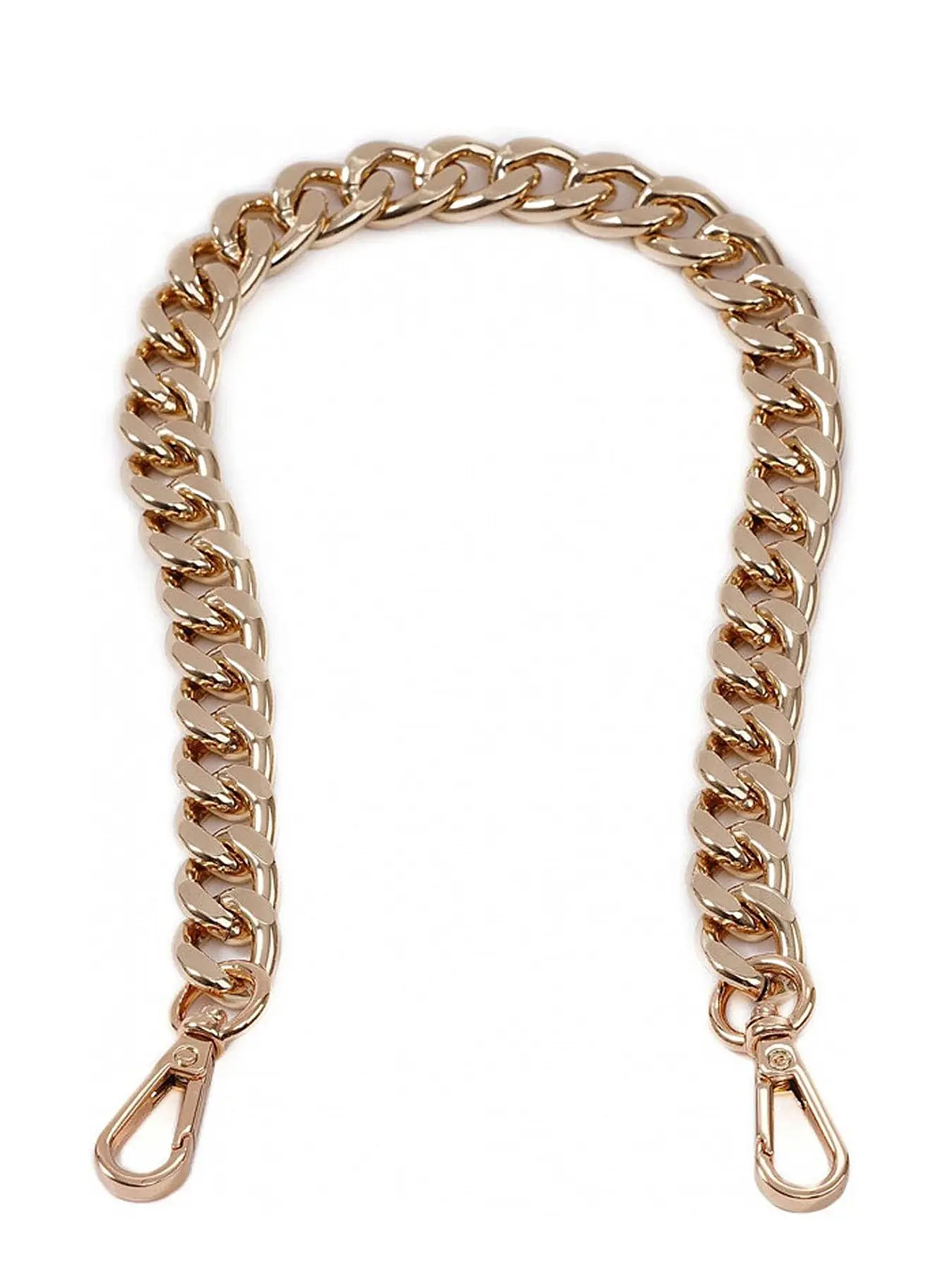 Light luxury retro style decoration with thick chain strap, Fashionable chain strap, simple and versatile fashion accessory, lightweight and easy to carry, can be used as a bag decoration, suitable for daily commuting, shopping
