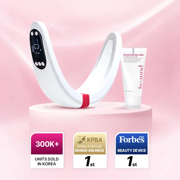 [beaund] NMODE Pro Device Booster Gel PDRN SET Facial Massager LED K-Beauty Device No.1 for Chin, Jawline Hands-free