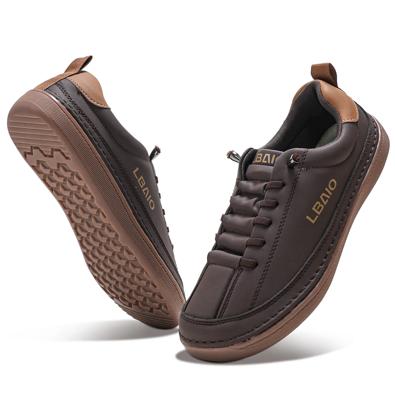 LBAIO Womens Casual Sneakers Wide Toe Barefoot Slip On Shoes Zero Drop Water Resistant Soft Comfortable Unisex Everyday Shoes