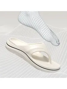 Men's flip flops, summer casual breathable outdoor walking shoes, household beach sandals