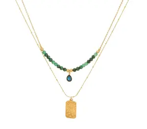 Tarot & Malachite Radiance Necklace