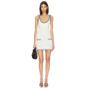 SNDYS Beverly Mini Dress in White