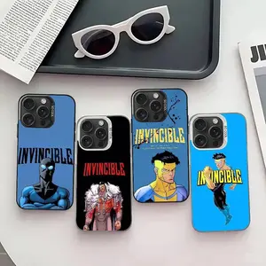 Cool Invincible Phone Case Sleek Silver Comic Aesthetic Shockproof Protective Cover Compatible with iPhone 11-17 Pro Max/Plus and Samsung Galaxy S22-25
