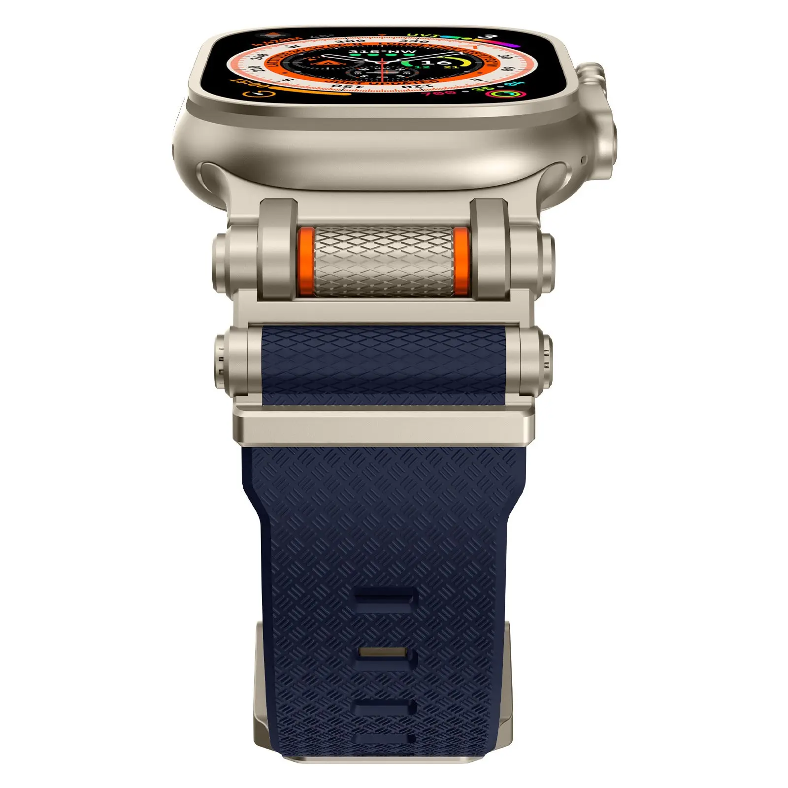 Applicable Watch Band and Ultra Band Carbon Fiber Silicone Band Steel Destiny Gear