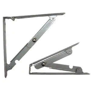 S Parker Sp179412 12 In. Folding Shelf Bracket - Gray
