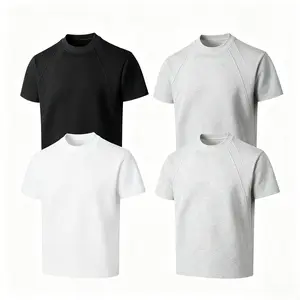 Men’s T-Shirts 2026, short sleeves, soft crew neck, lightweight tee shirts, casual loose fit, summer basic tops