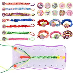 Friendship Bracelets Making Kit for Girls - DIY Arts and Crafts String Maker Tool Toys for  7 8 9 10 11 12 Year Old Girls Birthday Gifts, Handmade Jewelry Making Kit for Travel Activities Supplies