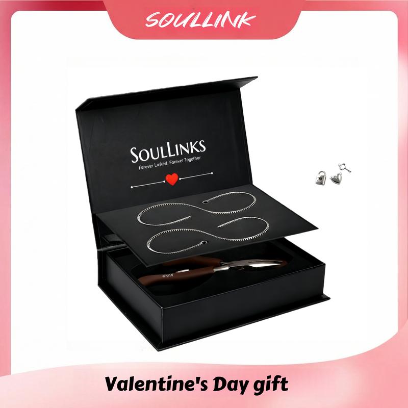 【Fast Shipping】Soullink Permanent Couples Bracelets with Special Clasp - Perfect Date Night Gift for Anniversary and Birthday