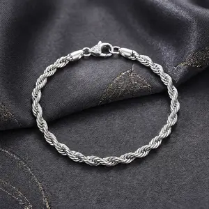 The Ultimate Classic Everyday Silver Rope Bracelet | Quiet Luxury Wrist Stacking Jewelry