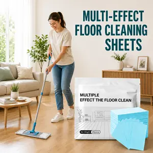 100PCS Floor Cleaning Sheets for Mop, Deep Clean Hardwood Tile & Laminate Floors, Multi-Surface Concentrated Cleaner with Fresh Scent, Plant-Based Formula for Daily Home Cleaning