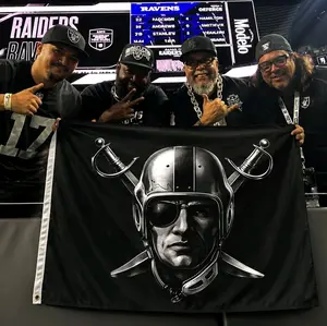 The Big And Bold Raiders 3x5 Ft Flag