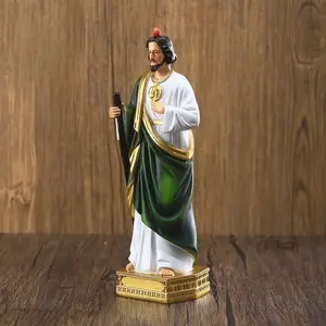 Saint Jude Statue Catholic Christian Hand Painted Holy Religious Figurine