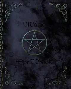 Magic Spell Book: of Shadows / Grimoire ( Gifts ) [ 90 Blank Attractive Spells Records & more * Paperback Notebook / Journal * Large * Pentacle ] (Magick Gifts)