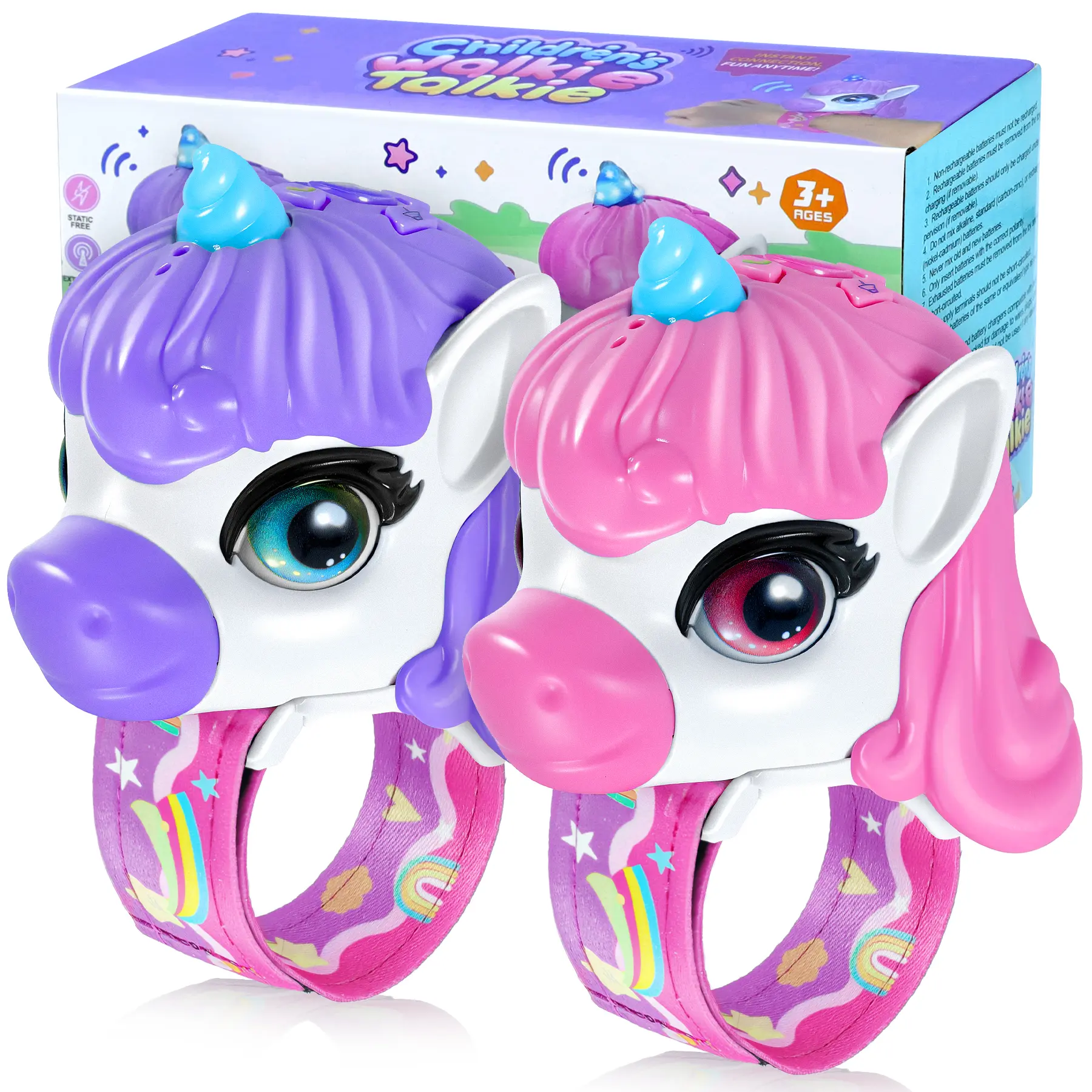 Pink + Purple Wristband（2pack）