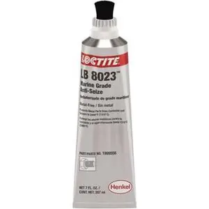 Loctite 7 oz Tube High Temperature Anti-Seize Lubricant Calcium Sulfonate, -20.2 to 2,399°F, Black, Water Resistant 1999556