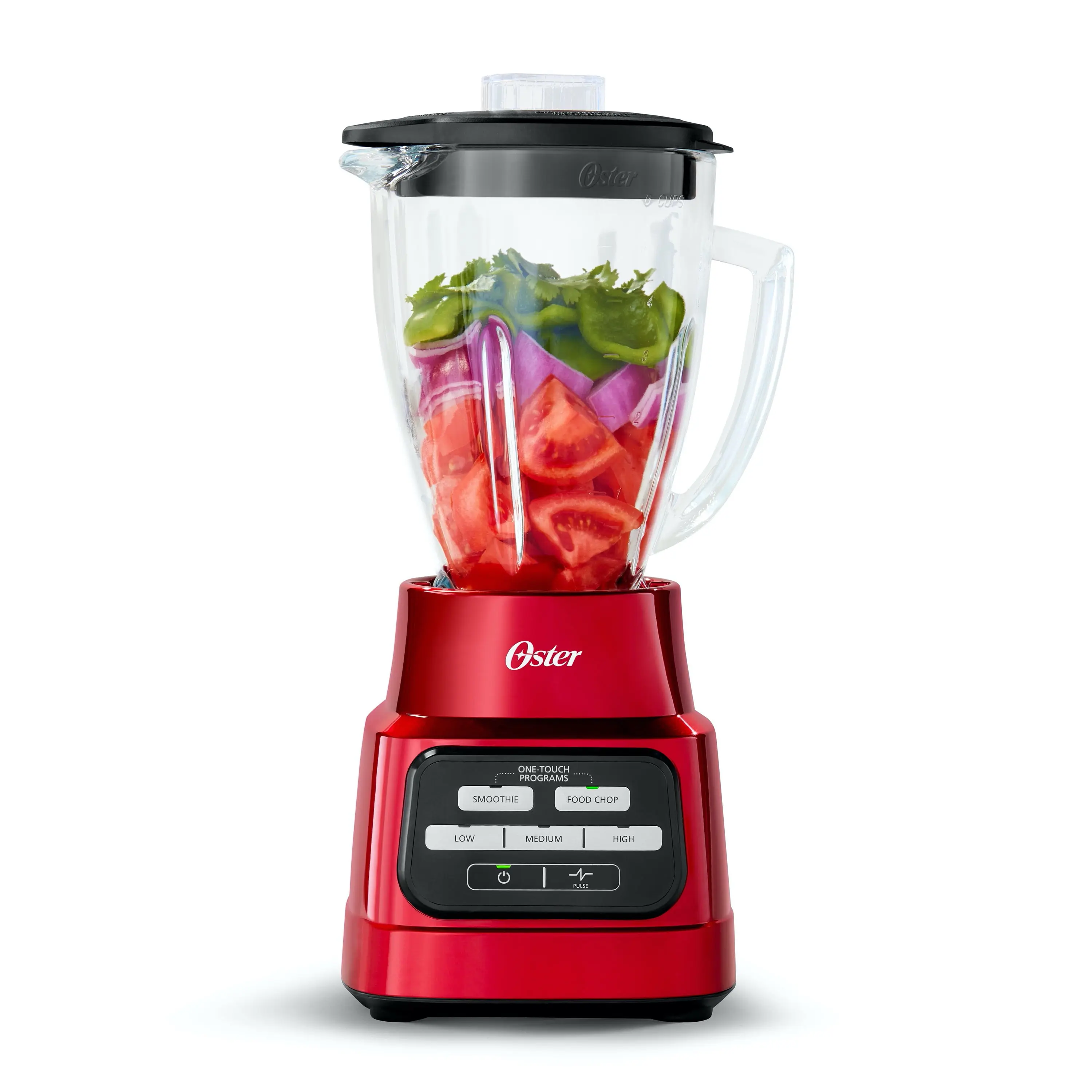 Oster One-Touch Blender with Auto-Programs and 6-Cup Boroclass Glass Jar Oster One-Touch Blender with Auto-Programs and 6-Cup Boroclass Glass Jar