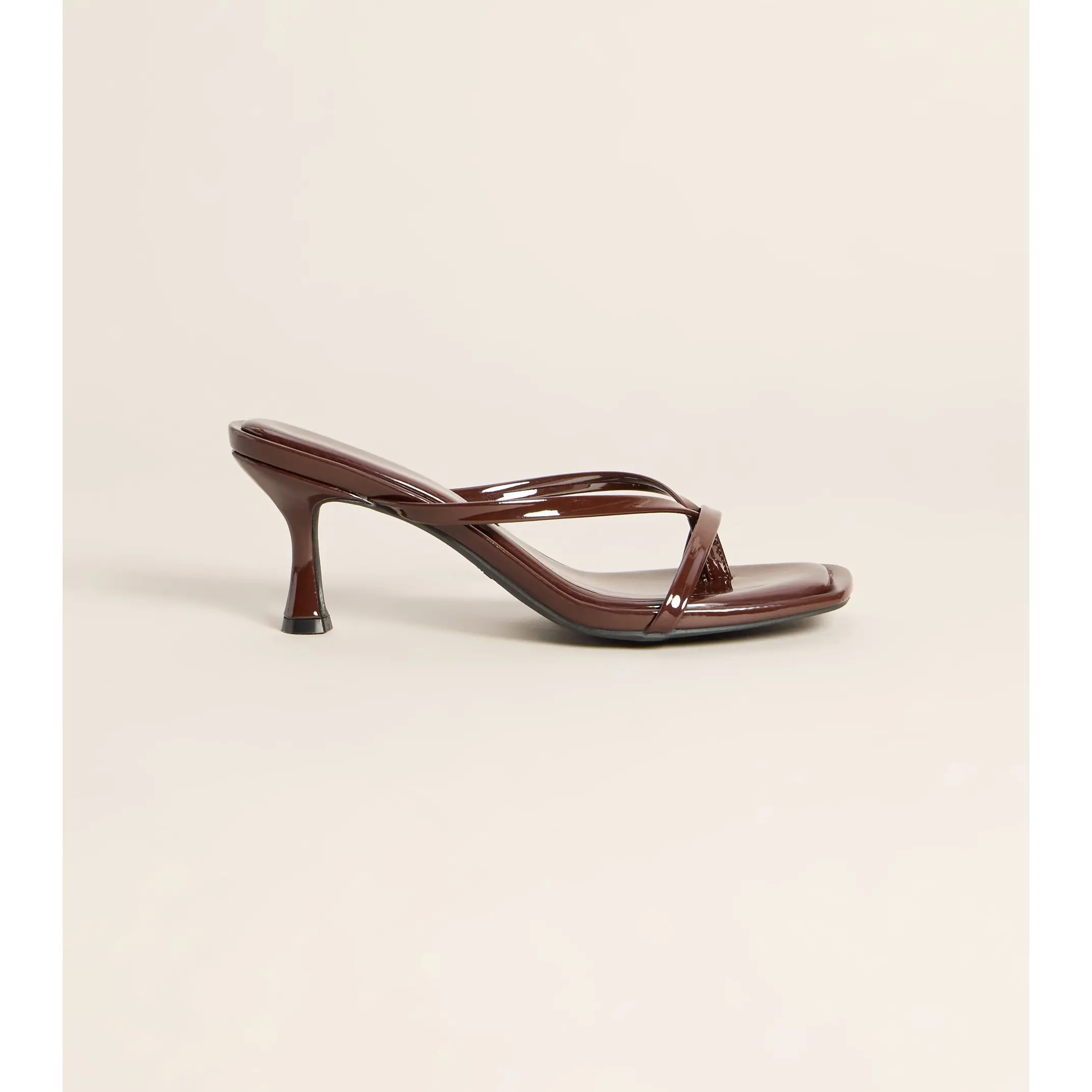 Small Talk Patent Kitten Heels