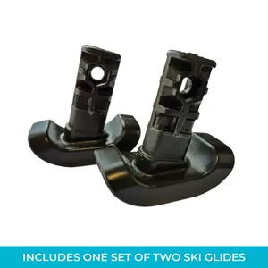 Walker Replacement Glides (Set of 2) - The Replacement Ski Glides are designed to help walkers move smoothly across any surface.