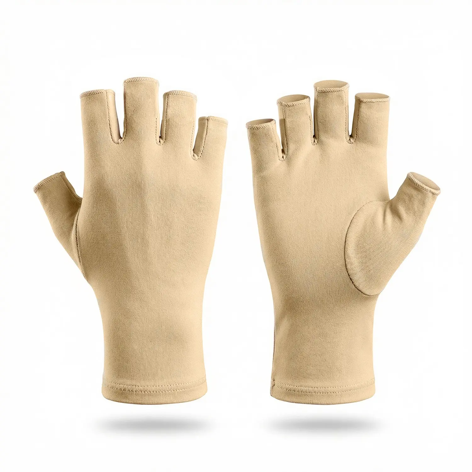 1 Pair Hand Compression Gloves, Breathable Support Gloves for Violin Piano Playing, Drumming, Cycling, and Typing, Workout Exercise Gloves
