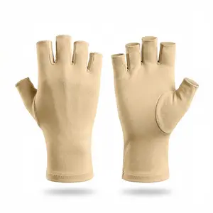 1 Pair Hand Compression Gloves, Breathable Support Gloves for Violin Piano Playing, Drumming, Cycling, and Typing, Workout Gloves