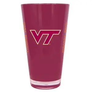 Virginia Tech Hokies 20 oz Insulated Plastic Pint Glass