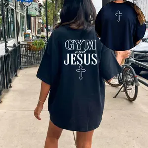 Christian Gym Shirt Gym And Jesus Shirt Pump Cover Shirt Faith Fitness Sweatshirt Bodybuilding Faith Sweater Weightlifting Gift Woman Of God